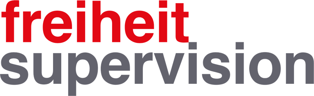 Das Logo ist eine Textmarke: Freiheit.Supervision.
